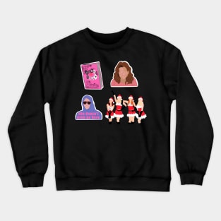 Mean Girls Sticker Pack Crewneck Sweatshirt